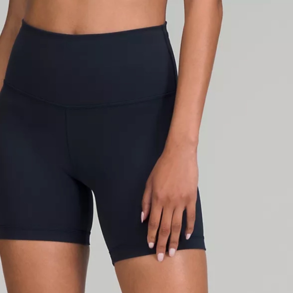 Lululemon Wunder Train High Rise Bike Shorts 6”